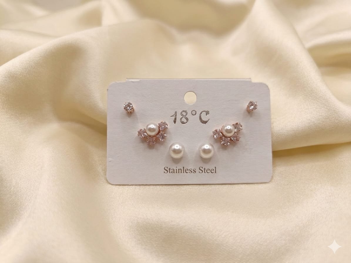 Combo of 3 earrings set - 3